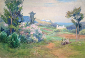 Edmund Henry Garrett Bermuda Landscape with Houses.png