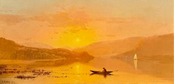 Ernest Parton Shad Fisherman on the Hudson, 1870