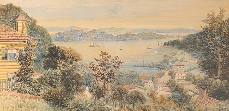 William Hart The Hudson River at Troy, NY