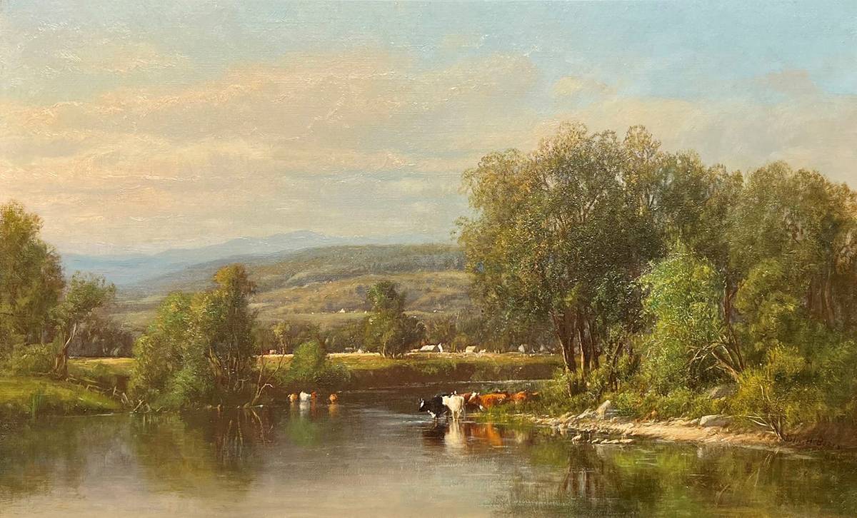 Julie Hart Beers Summer Landscape, 1866 