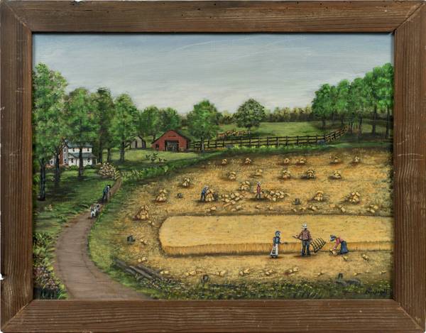 Minnie Reinhardt North Carolina Folk Farm Scene