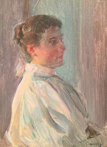 Robert William Vonnoh  Portrait of a Lady