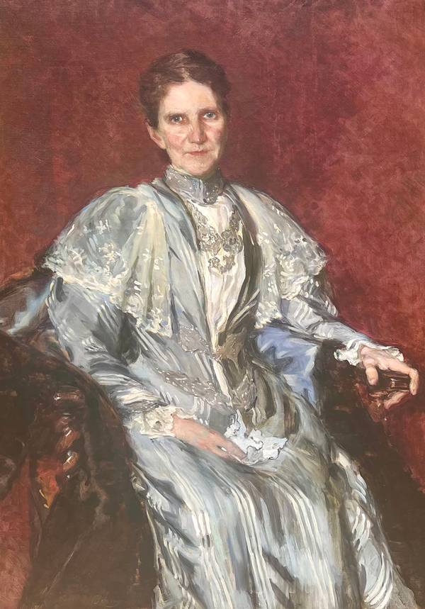 Cecilia Beaux (1855-1942) Mrs. Isaiah Stetson, 1893 Oil on canvas 45 x 32 inches Signed and dated 'Cecilia Beaux -93' at lower left Cecilia Beaux Mrs. Isaiah Stetson, 1893