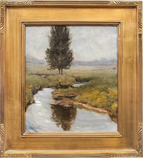 Mary Pemberton Ginther Autumn Brook Framed
