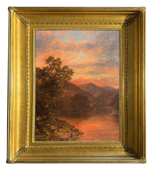 Thomas Addison Richards Landscape at Daybreak