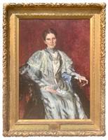 Cecilia Beaux (1855-1942) Mrs. Isaiah Stetson, 1893 Oil on canvas 45 x 32 inches Signed and dated 'Cecilia Beaux -93' at lower left Cecilia Beaux Mrs. Isaiah Stetson, 1893