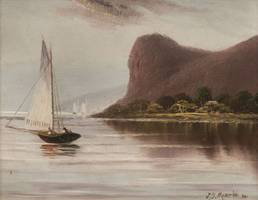 JOHN MARTINI, JR. (J. D. MARTINI) (Fl. 1890’s)
Sailing on the Hudson River, 1894
Oil on board
8 x 10 inches (each)
Signed and dated 1894, lower right Martini Sailing on the Hudson River Unframed