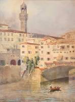 Mary Lane McMillan The Tower of the Palazzo Vecchio, Florence, c. 1910	