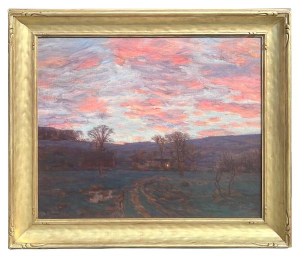 Charles Harold Davis Sundown under a Blazing Sky