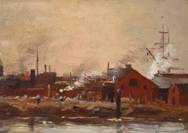 Gustave Wolff At Work Harlem River