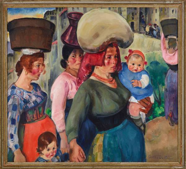 Martha Walter Women and Children in Anticoli, c. 1908-1910