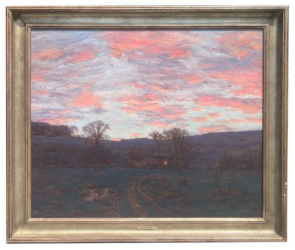 Charles Harold Davis Sundown under a Blazing Sky 