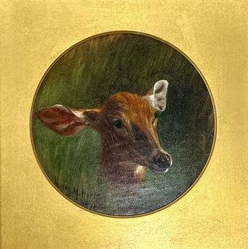 James McDougal Hart Portrait of a Deer, 1871
