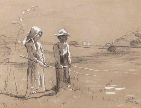 Winslow Homer Fishing Unframed