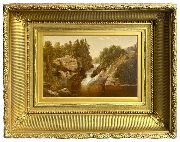 David Johnson Waterfall at Norwich, Connecticut, 1865