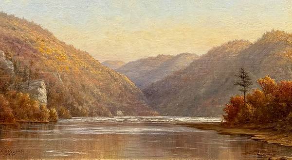 Catherine Newhall Black Brook, Adirondacks, 1876