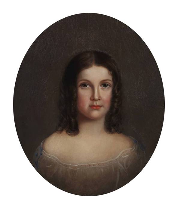 Mary Jane Peale Clara E. Peale, 1858 unframed