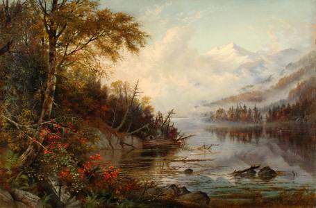 Susie M. Barstow Mountain Lake in Autumn
