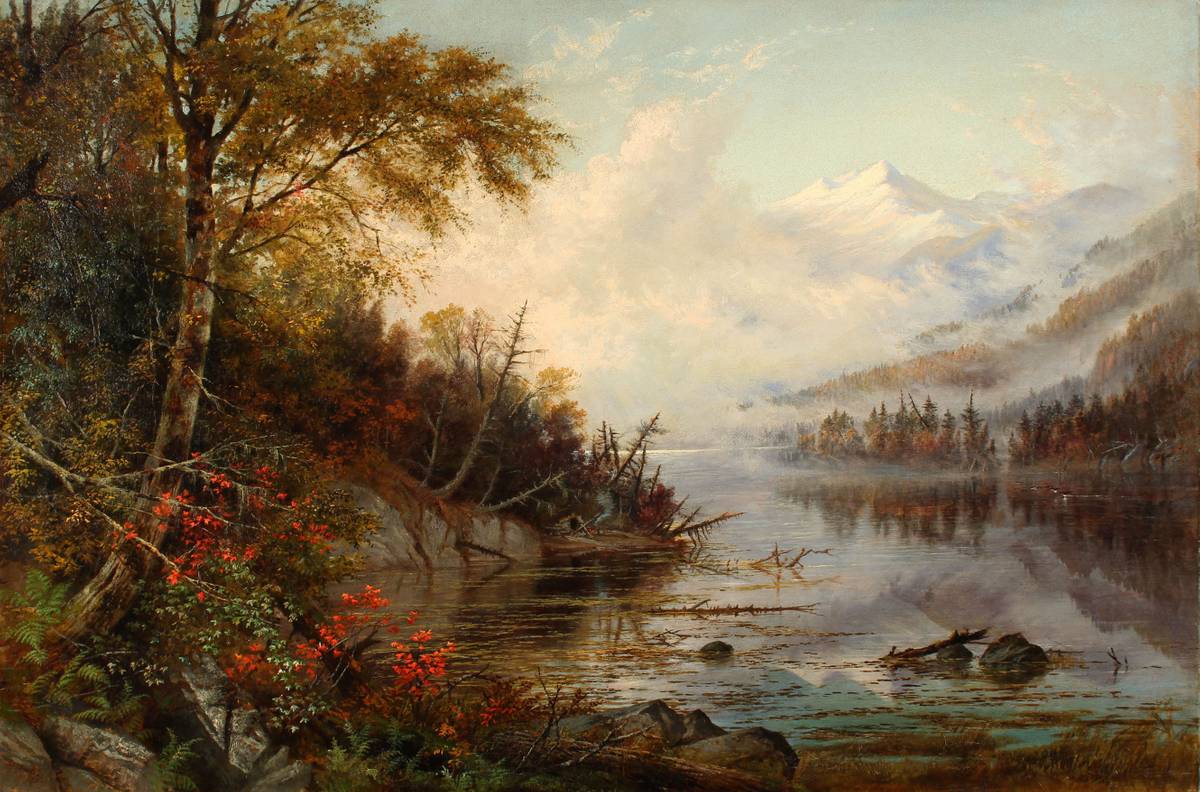 Susie M. Barstow Mountain Lake in Autumn
