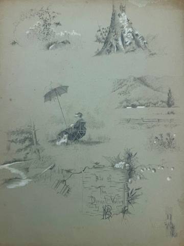 Marion “Minnie” Roberston Beers Brush
Bits of the Dorset Valley