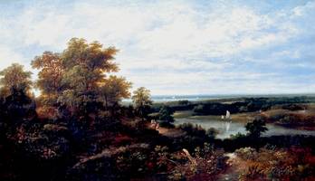 ROBERT HAVELL (1793-1878)
View of the Hudson
Oil on canvas
30 x 50 inches Havell, Robert_View of the Hudson.jpg