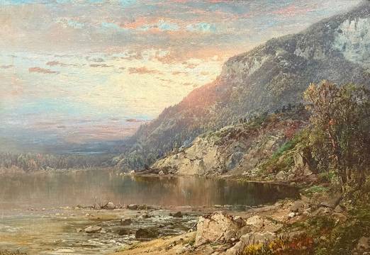William Louis Sonntag Lake in the Mountains