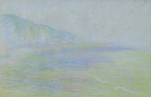 Theodore Earl Butler (1860-1936)
Coast of France, 1872
Pastel on paper
11 3/4 x 18 1/2 inches (sight) Theodore Earl Butler Coast of France Unframed