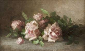 Anna Eliza Hardy Roses Unframed