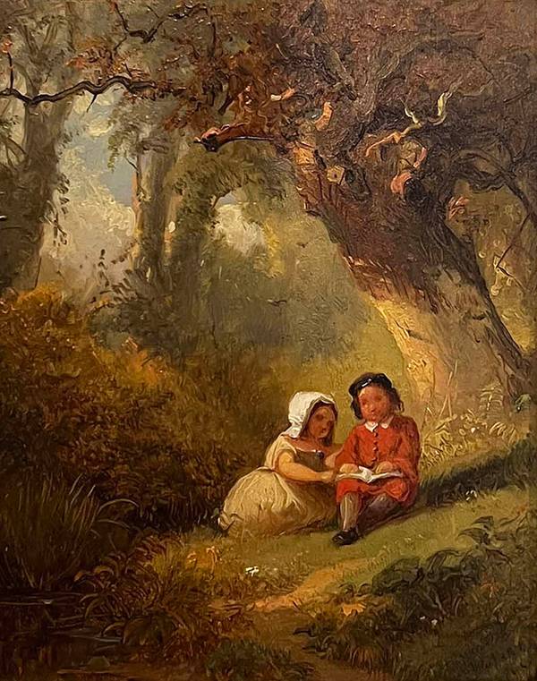 William Hart Two Children, 1857