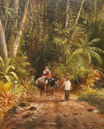 Elizabeth Gilbert Jerome Tropical Landscape
