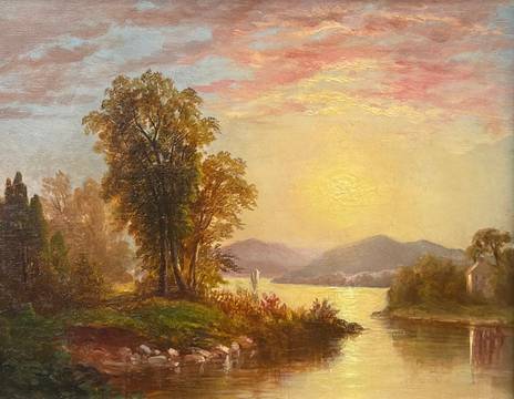 Charles Henry Chapin River Sunset 