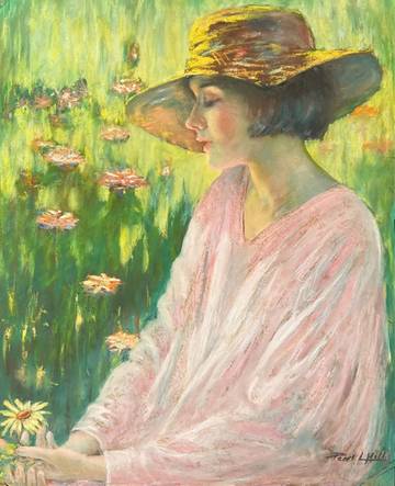 Pearl Hill Worthington Portrait of a Woman