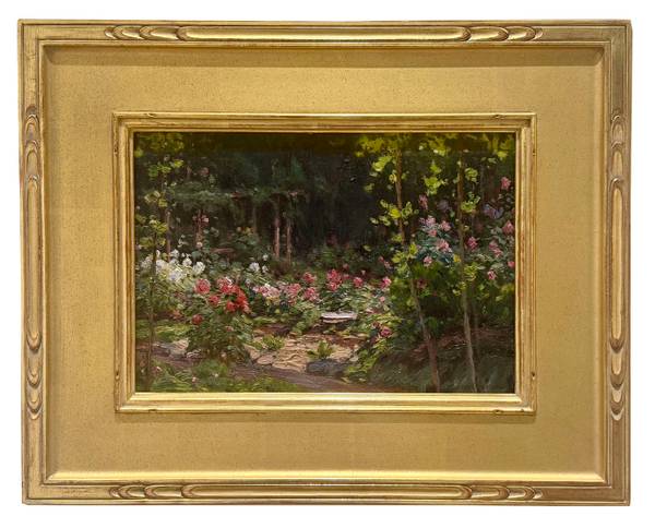 Gustave Wiegand Garden Scene
