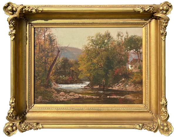 Ernest Parton Trout Fishing, 1871