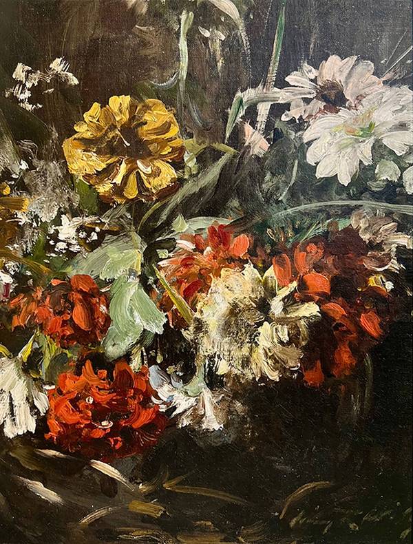 Irving Ramsey Wiles Zinnias