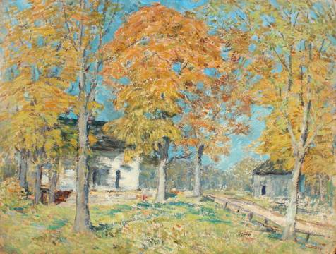 Clark Greenwood Voorhees Farmhouse in Autumn