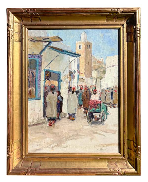 Jane Peterson North African Street Scene, c.1910