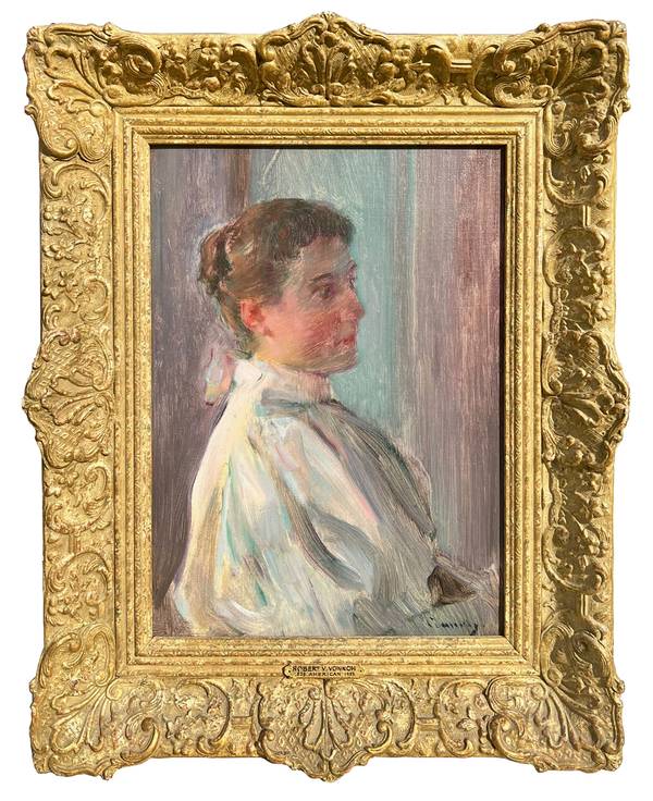 Robert William Vonnoh  Portrait of a Lady