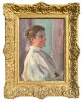 Robert William Vonnoh  Portrait of a Lady