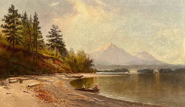 Harvey Otis Young Fisherman on a Western Lake, 1873