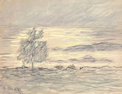 Carolyn Campbell Mase Landscape with Tree