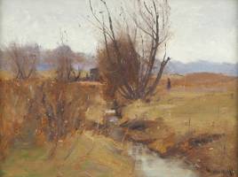 GUSTAVE WOLFF (1863-1935)
Windswept Meadows, 1905
Oil on Canvas
12 x 16 inches
Signed and dated 1905, lower right Wolff_WindsweptMeadows_Unframed.jpg