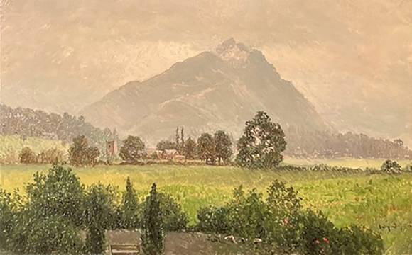Walter Launt Palmer European Landscape, 1873