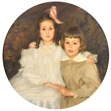 Lydia Field Emmet Portrait of Elizabeth and Herbert Turner
