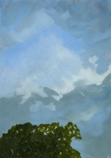 Megan Bongiovanni Treetops and Clouds Unframed