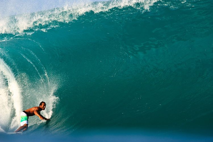 Top ranked Hawaii professional surfer Fred Patacchia.