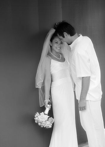 Kauai Groom romancing his Bride.