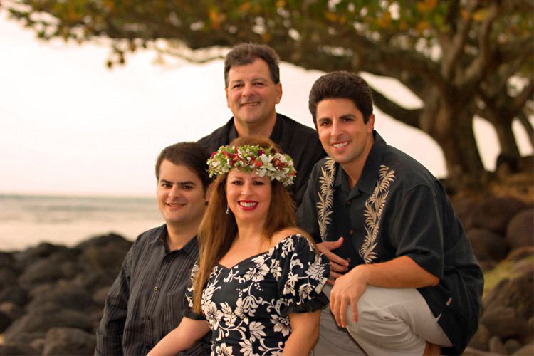 A local family portrait: St. Regis Resort, Princeville, Hanalei, Kauai, Hawaii