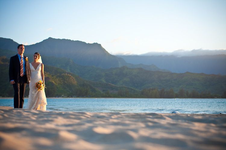 A Wedded Walk on the Beach
