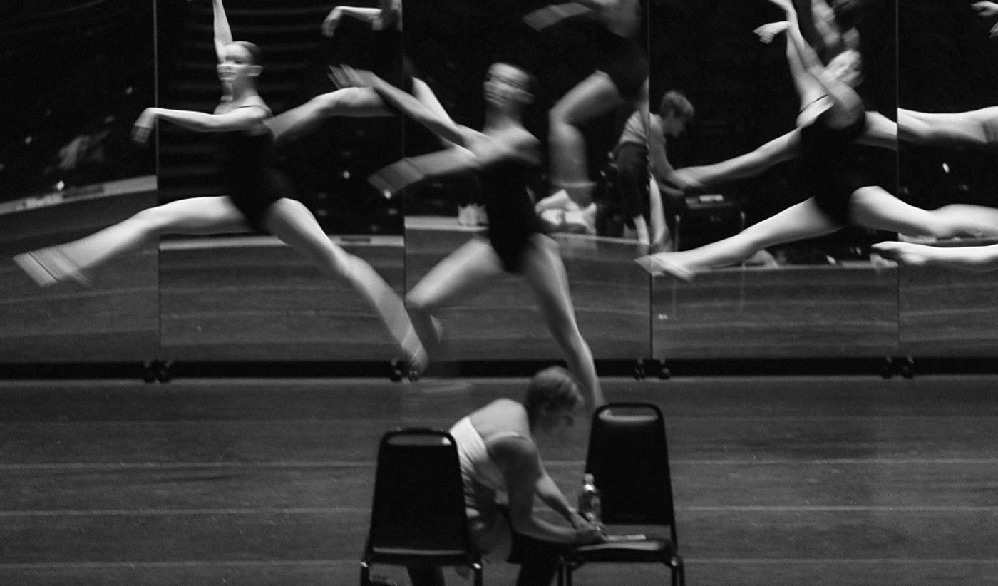 1pe___b_w_to_dance_flying_reflection